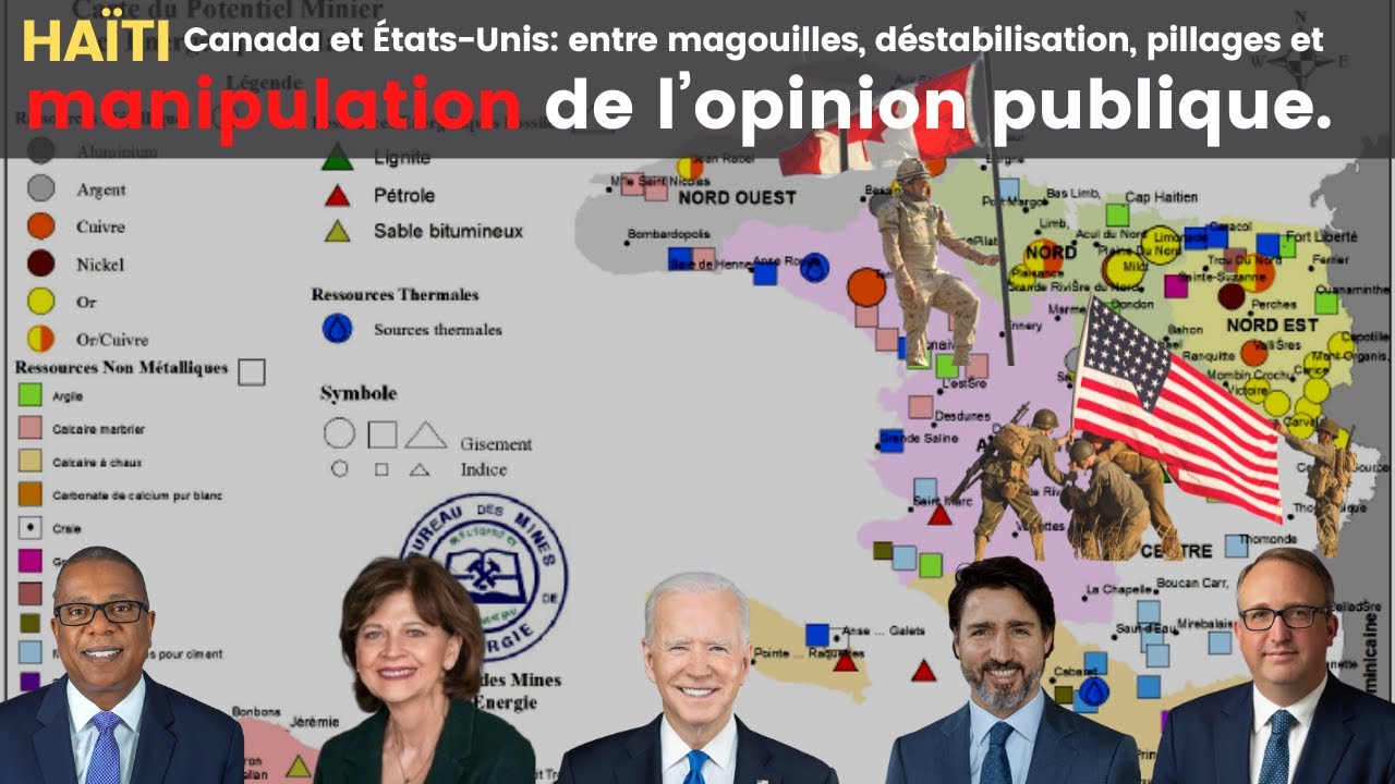 Haïti. Canada et États-Unis: entre magouilles, pillages et manipulation de l’opinion publique.