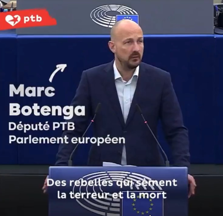 Un parlementaire européen Belge dénonce le soutien masqué de l’UE au M23, force négative en RDC Congo, créée par le RWANDA.